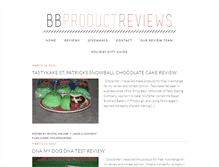 Tablet Screenshot of bbproductreviews.com